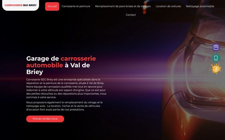 Screenshot of b2g-carrosserie.fr