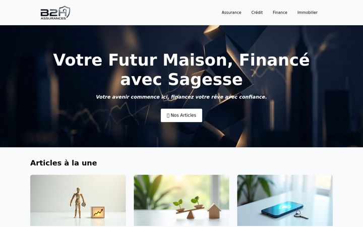 Screenshot of b2h-assurances.fr
