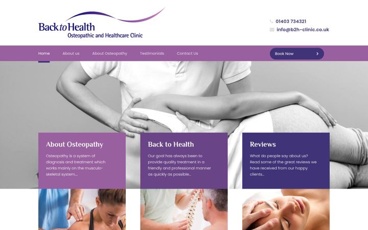Screenshot of b2h-clinic.co.uk