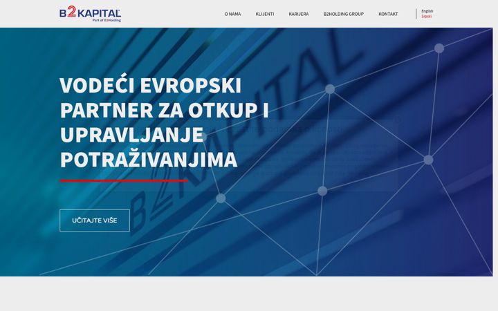 Screenshot of b2kapital.rs
