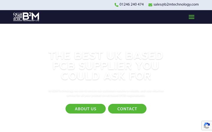 Screenshot of b2mtechnology.com