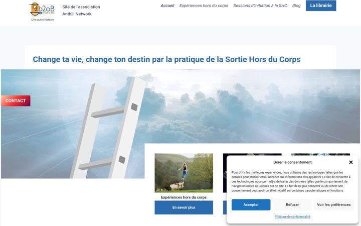 Screenshot of b2ob.org