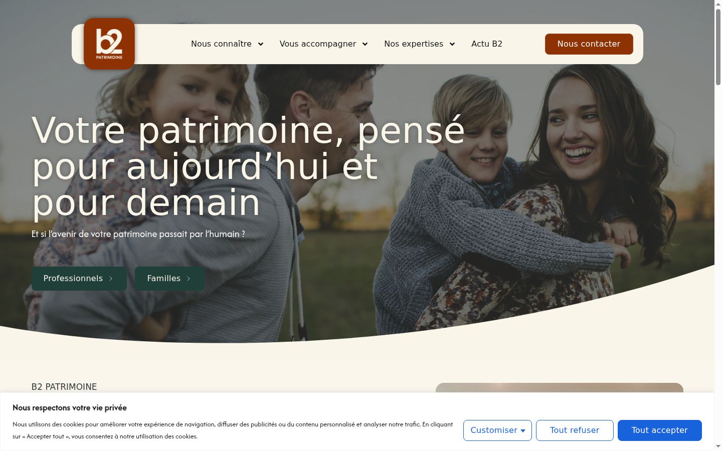 Screenshot tal-banner tal-kunsens muri qabel kwalunkwe interazzjoni