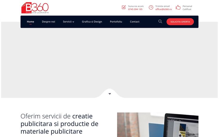 Screenshot of b360.ro