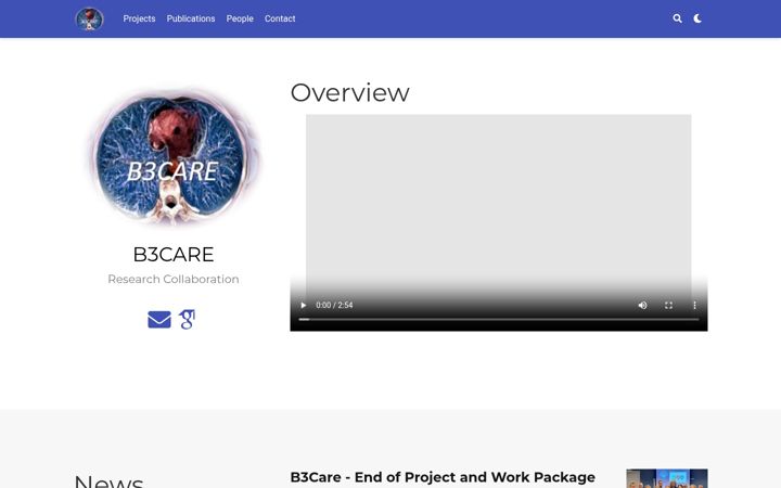 Screenshot of b3care.nl