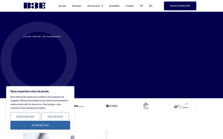 Screenshot of b3e-ingenierie.fr