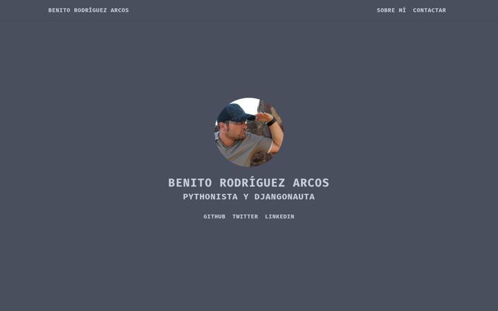 Screenshot of b3ni.es