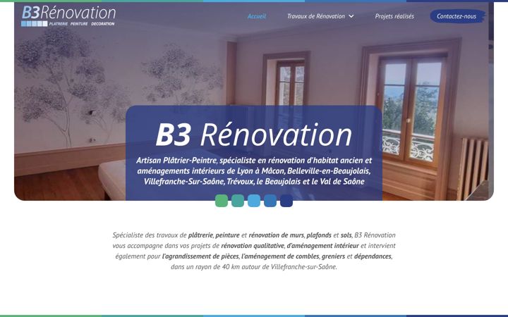 Screenshot of b3renovation.fr