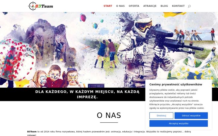 Screenshot of b3team.com.pl