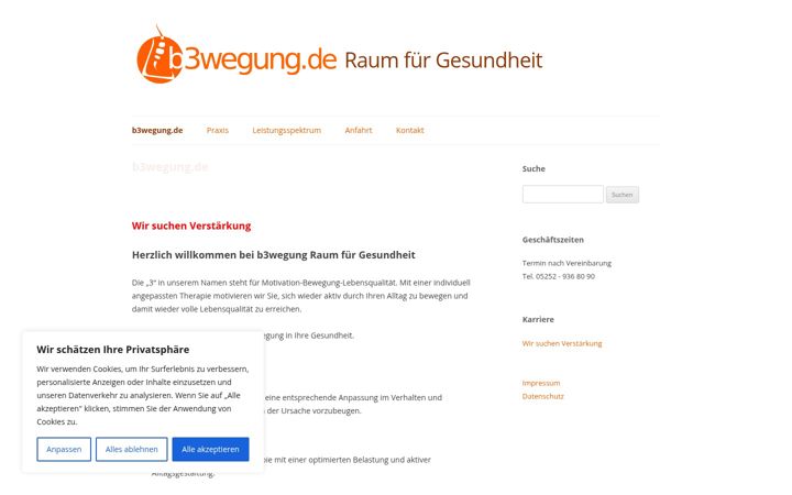 Képernyőkép: b3wegung.de