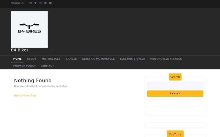 Screenshot of b4-bikes.com