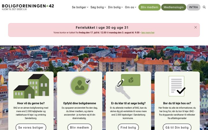 Screenshot of b42.dk