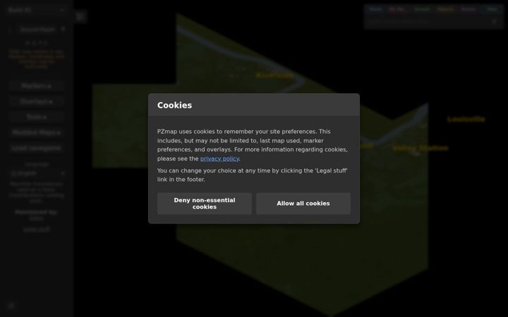 Screenshot of b42map.com