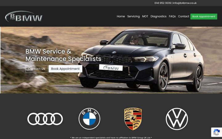 Screenshot of b4bmw.co.uk