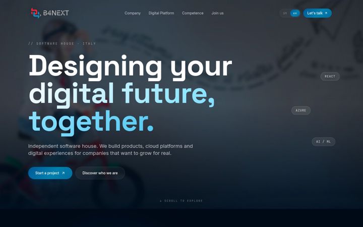 Screenshot of b4next.it