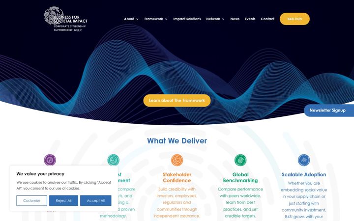 Екранна снимка на b4si.net
