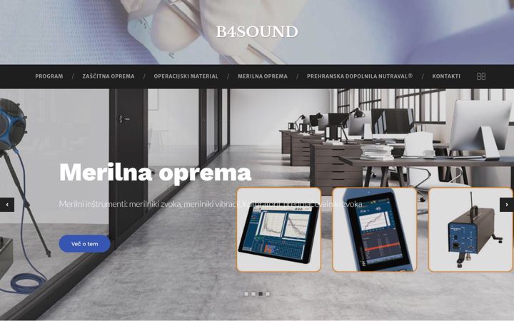 Екранна снимка на b4sound.net