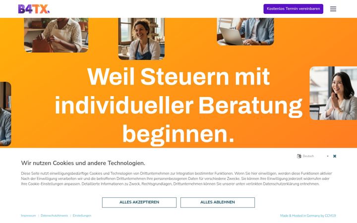 Screenshot of b4tx.de