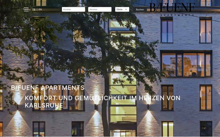 Screenshot of b5-apartments.de