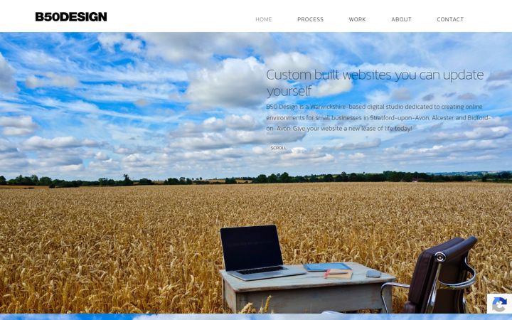 Screenshot of b50design.com