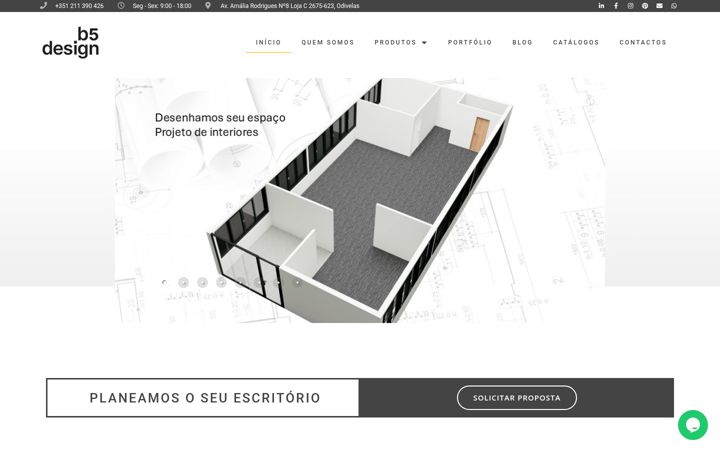 Screenshot of b5design.pt