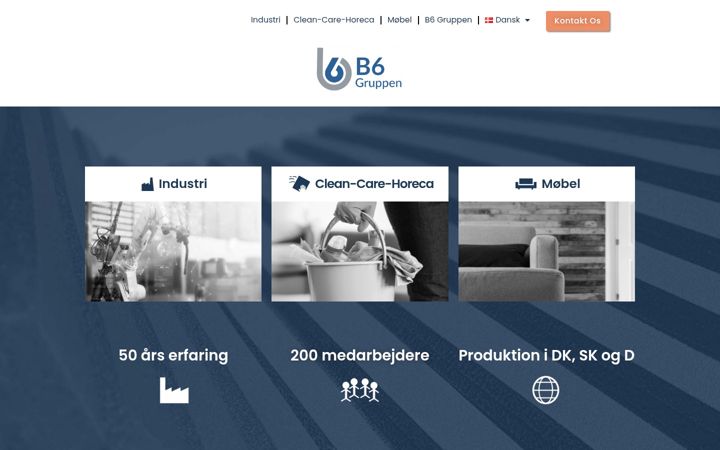 Screenshot of b6.dk