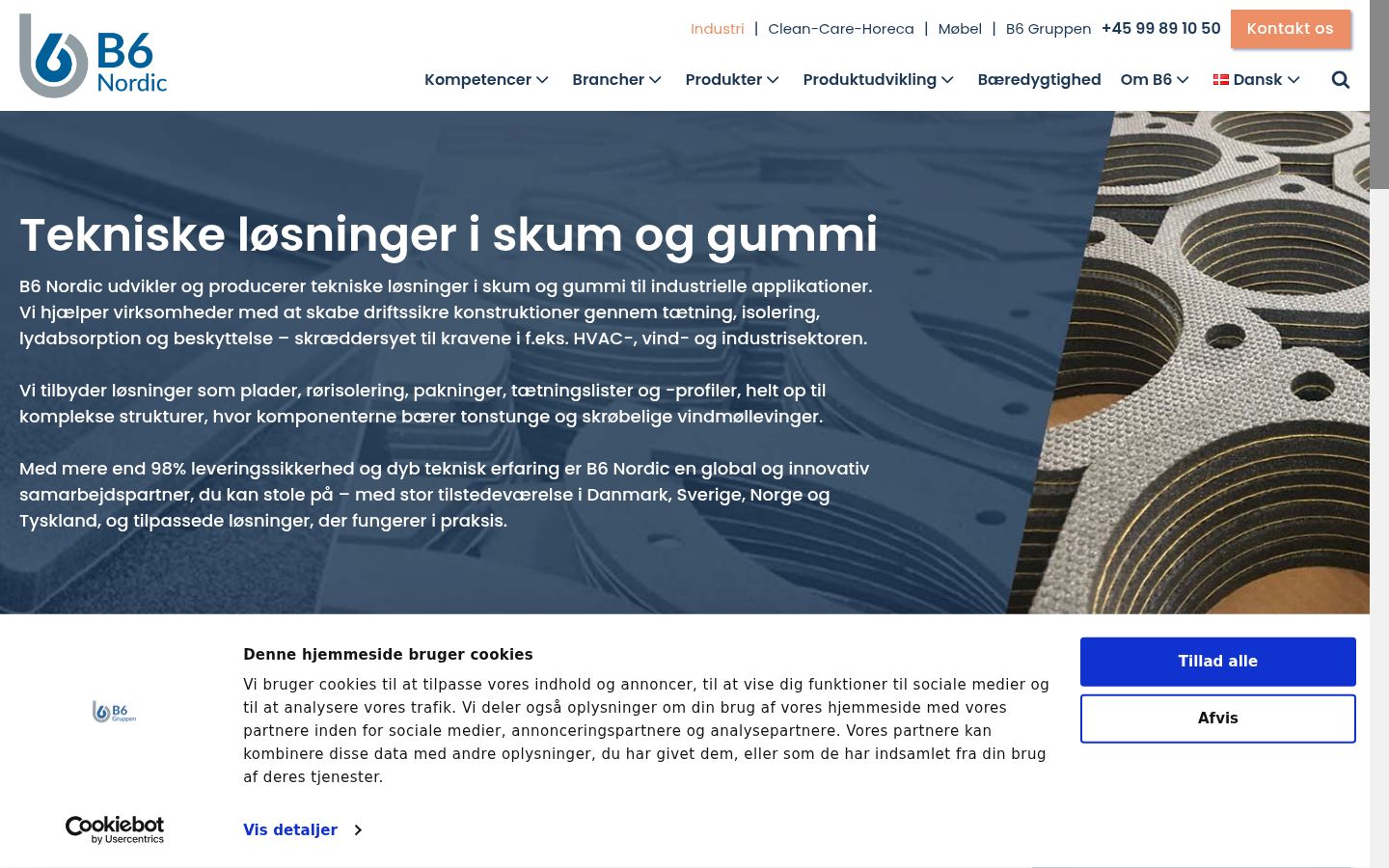 Screenshot des Einwilligungsbanners vor jeglicher Interaktion