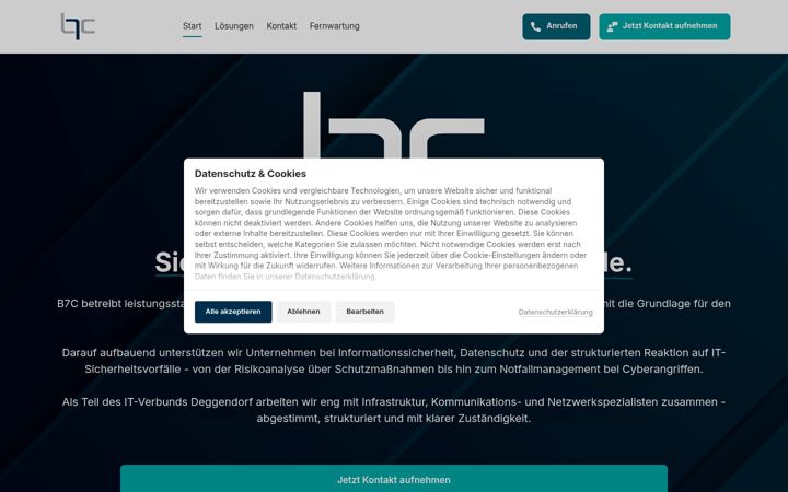Screenshot of b7c.de