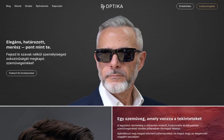 Screenshot of b7optika.hu