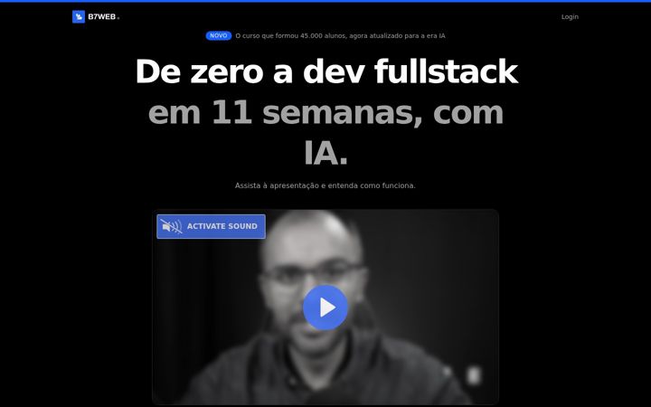 Screenshot of b7web.com.br