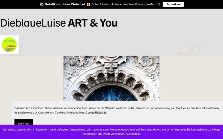 Screenshot stránky b8luisekultgallerie.de