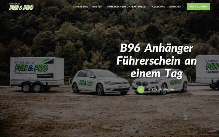 Screenshot of b96-fuehrerschein.com