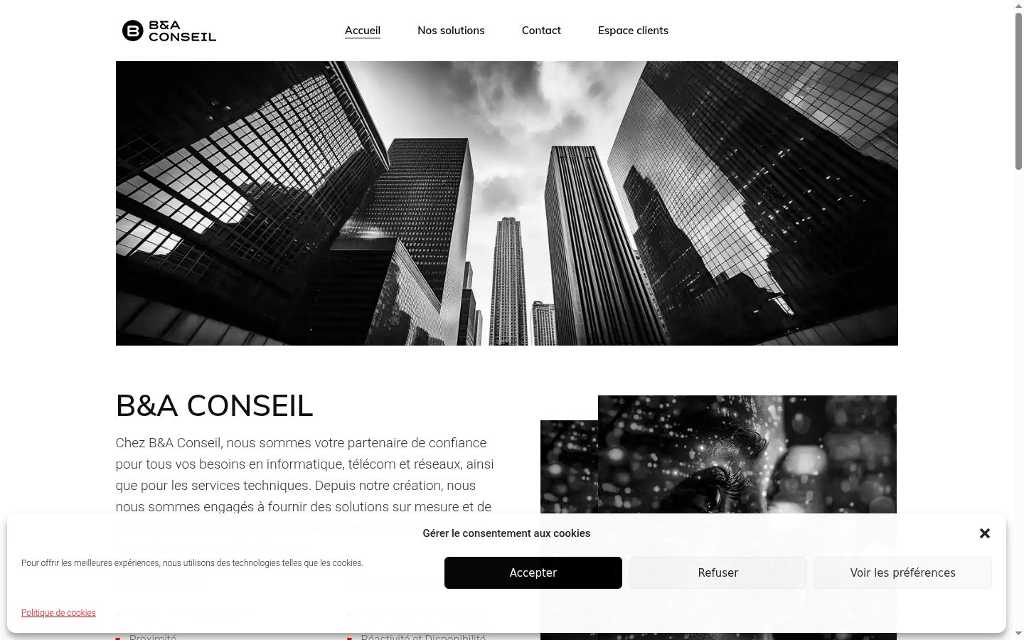 Screenshot tal-banner tal-kunsens muri qabel kwalunkwe interazzjoni