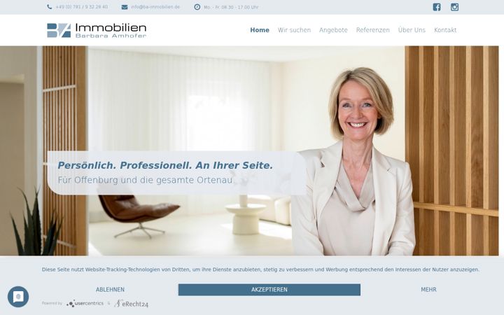 Screenshot of ba-immobilien.de