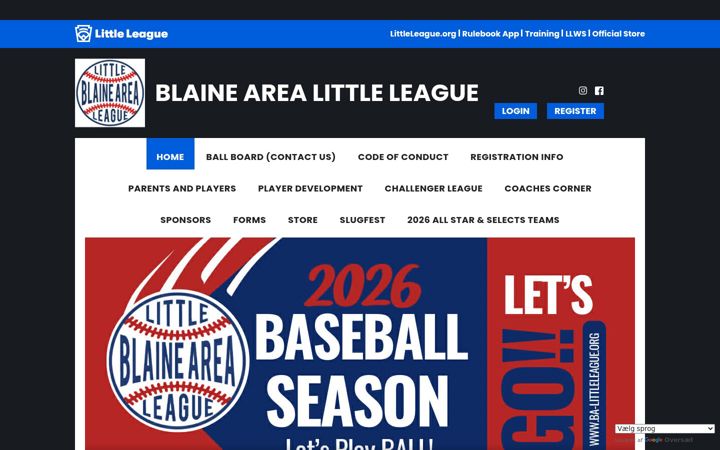 Screenshot of ba-littleleague.org