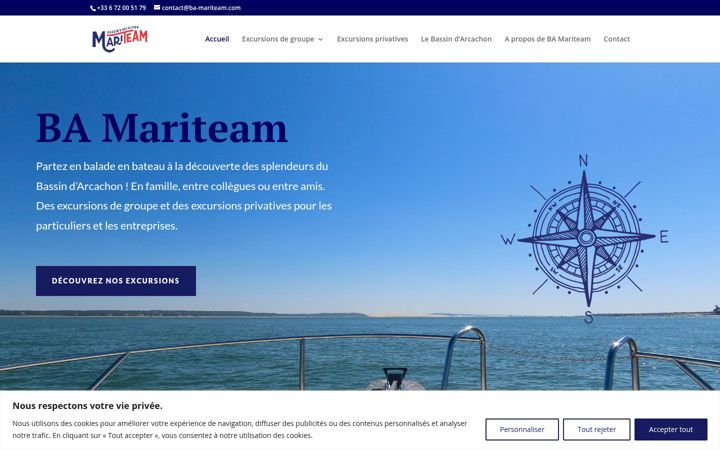 Screenshot of ba-mariteam.com