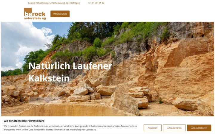 Screenshot of ba-rock.ch