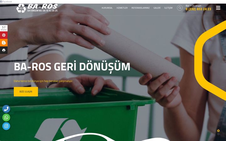 Screenshot of ba-ros.com.tr