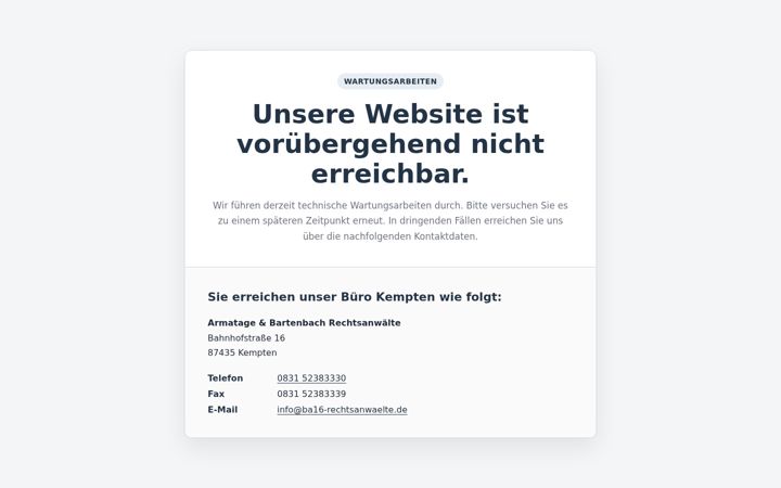 Screenshot of ba16-rechtsanwaelte.de