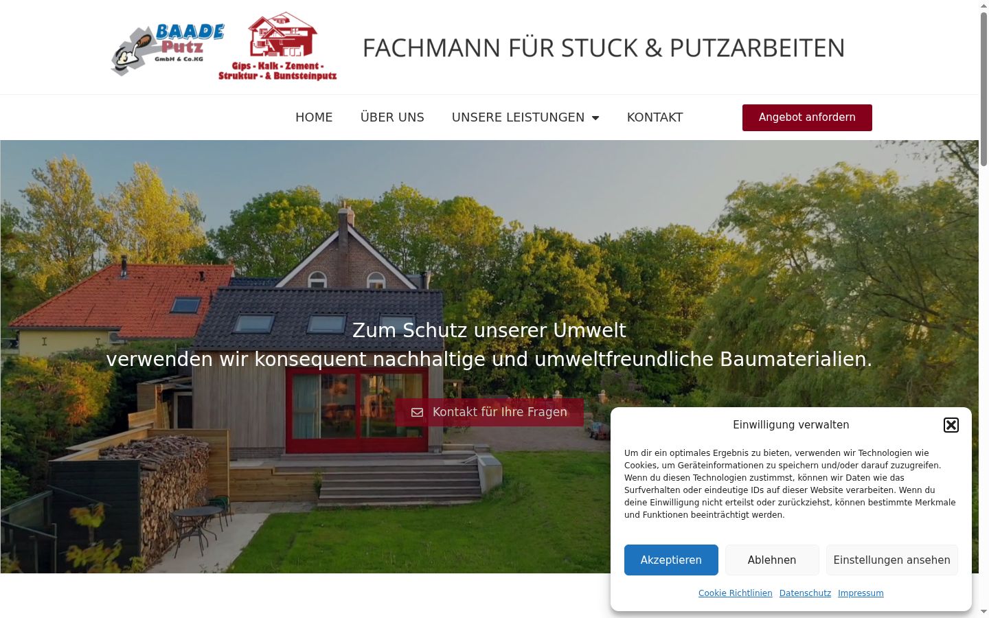 Screenshot tal-banner tal-kunsens muri qabel kwalunkwe interazzjoni