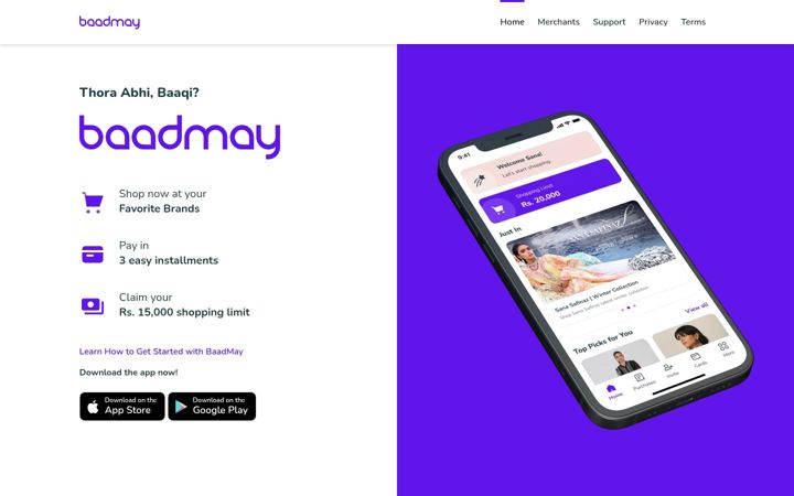Screenshot of baadmay.com