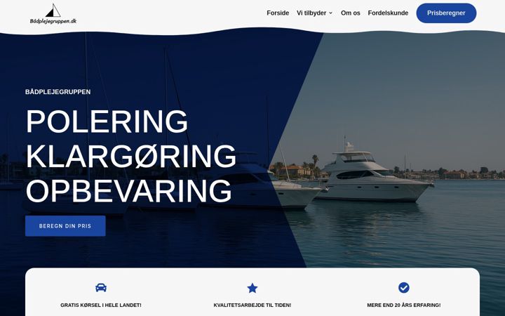 Screenshot of baadplejegruppen.dk