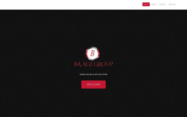 Screenshot of baagigroup.com