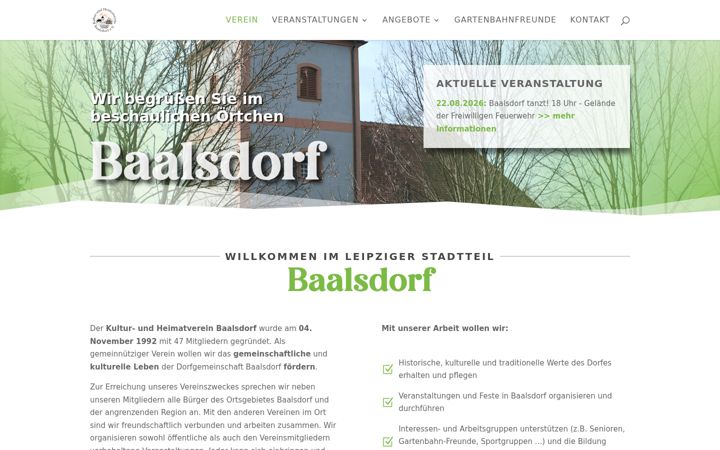 Screenshot of baalsdorf.de