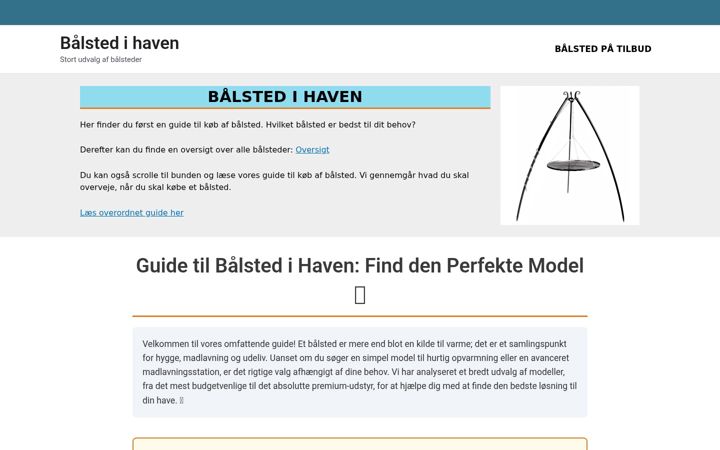Screenshot of baalsted-i-haven.dk