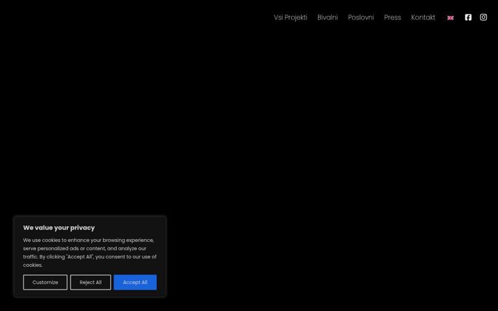 Screenshot of baam.si