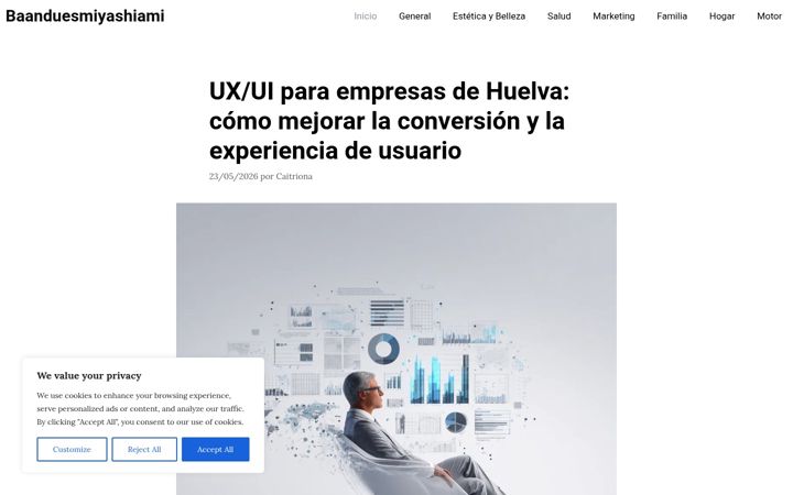 Screenshot of baandu.es