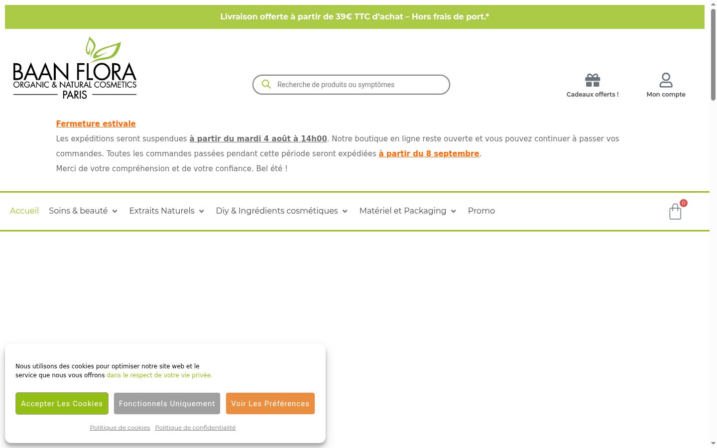 Screenshot tal-banner tal-kunsens muri qabel kwalunkwe interazzjoni