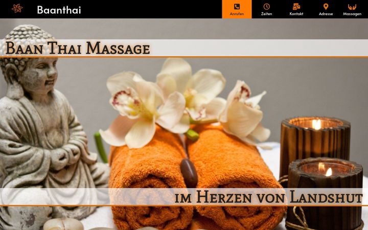 Screenshot of baanthaimassage-landshut.de