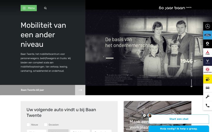 Screenshot of baantwente.nl